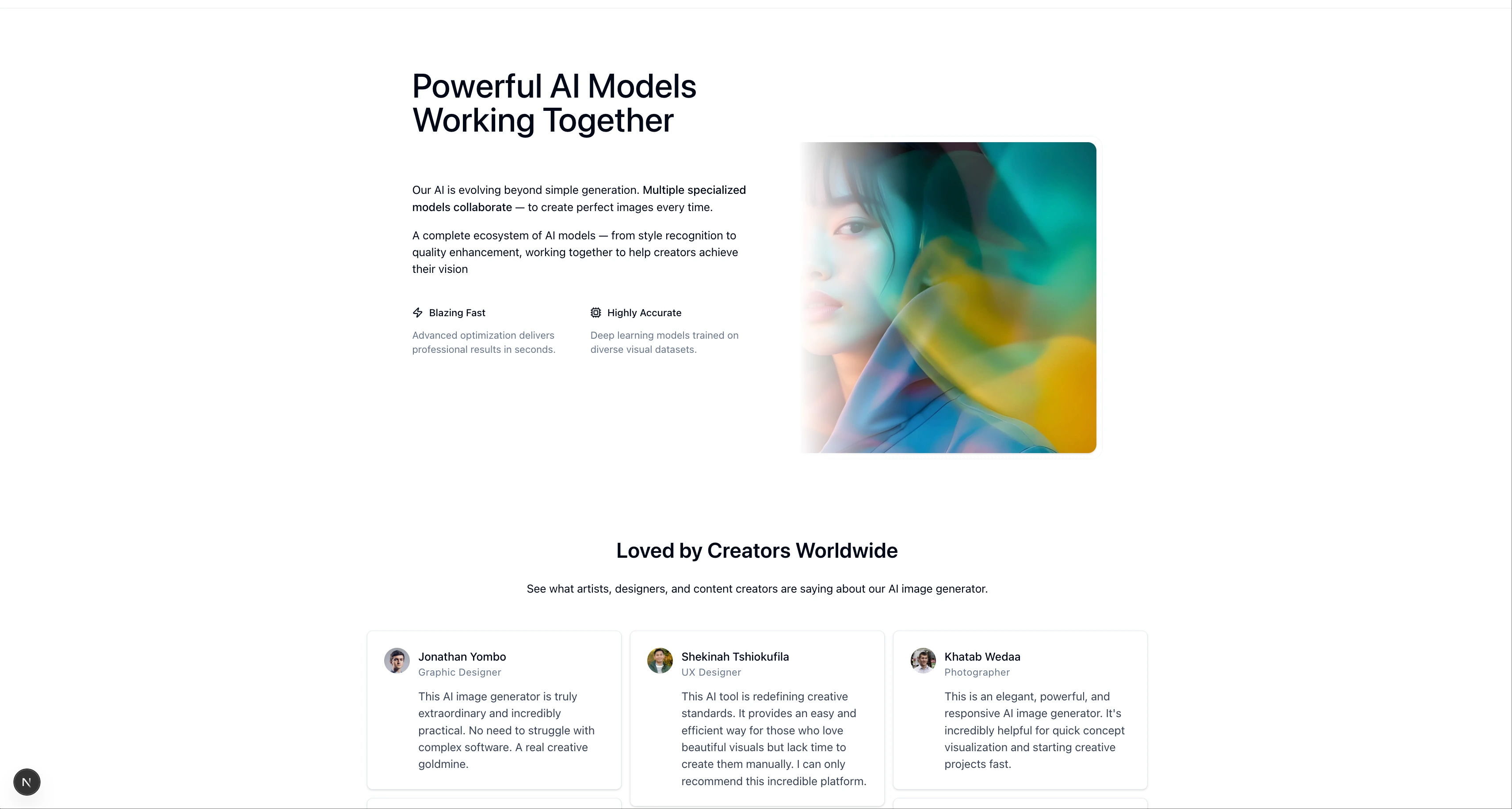 AI图片站模板 预览 4
