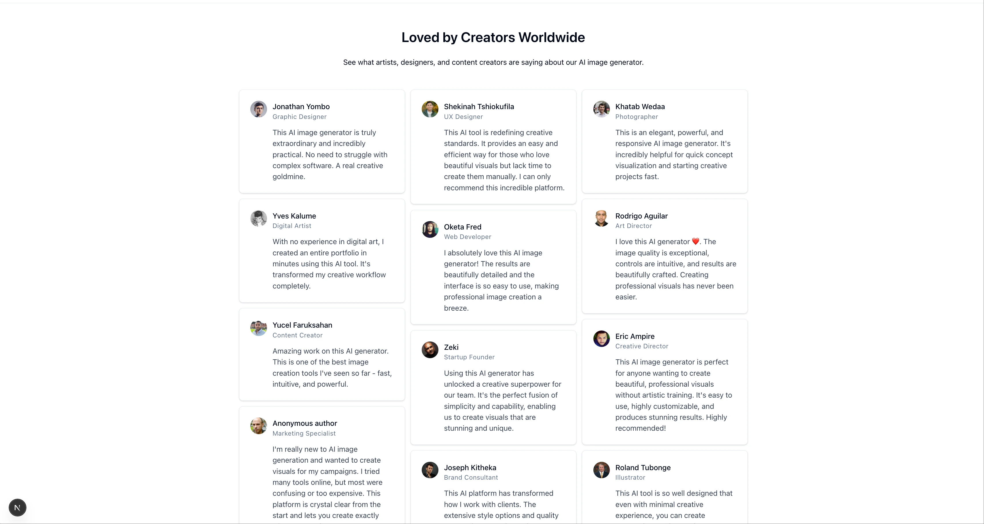 AI图片站模板 预览 5