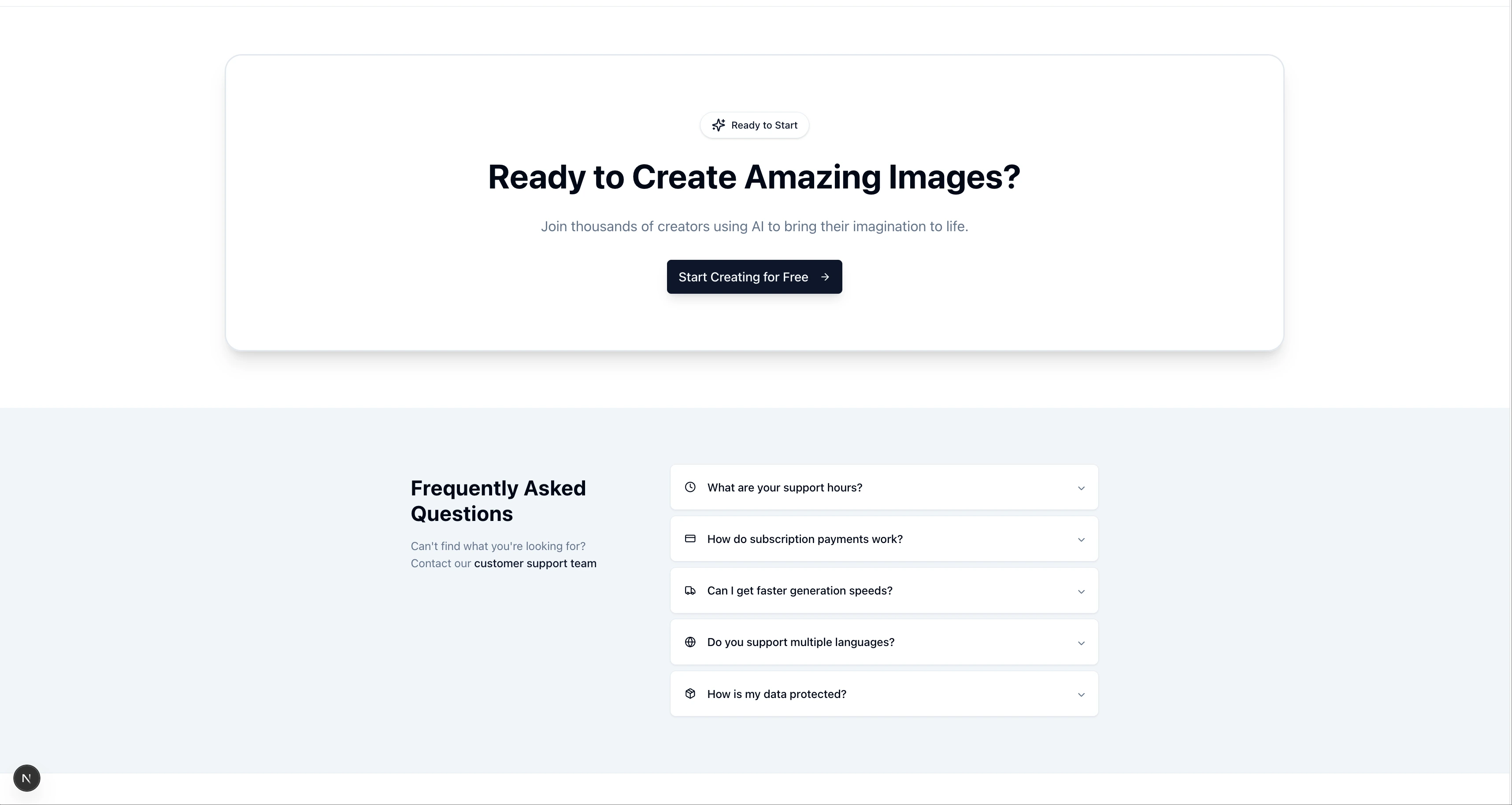 AI图片站模板 预览 6
