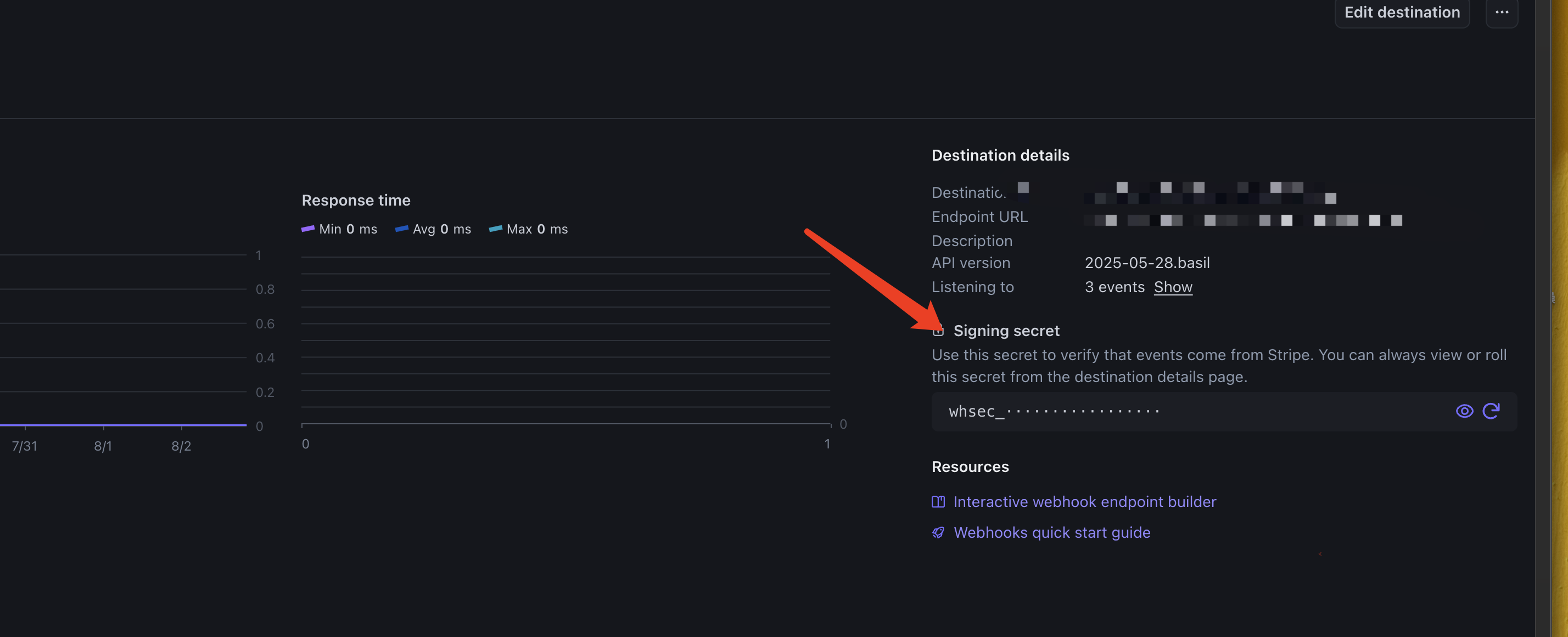 Stripe Webhook密钥